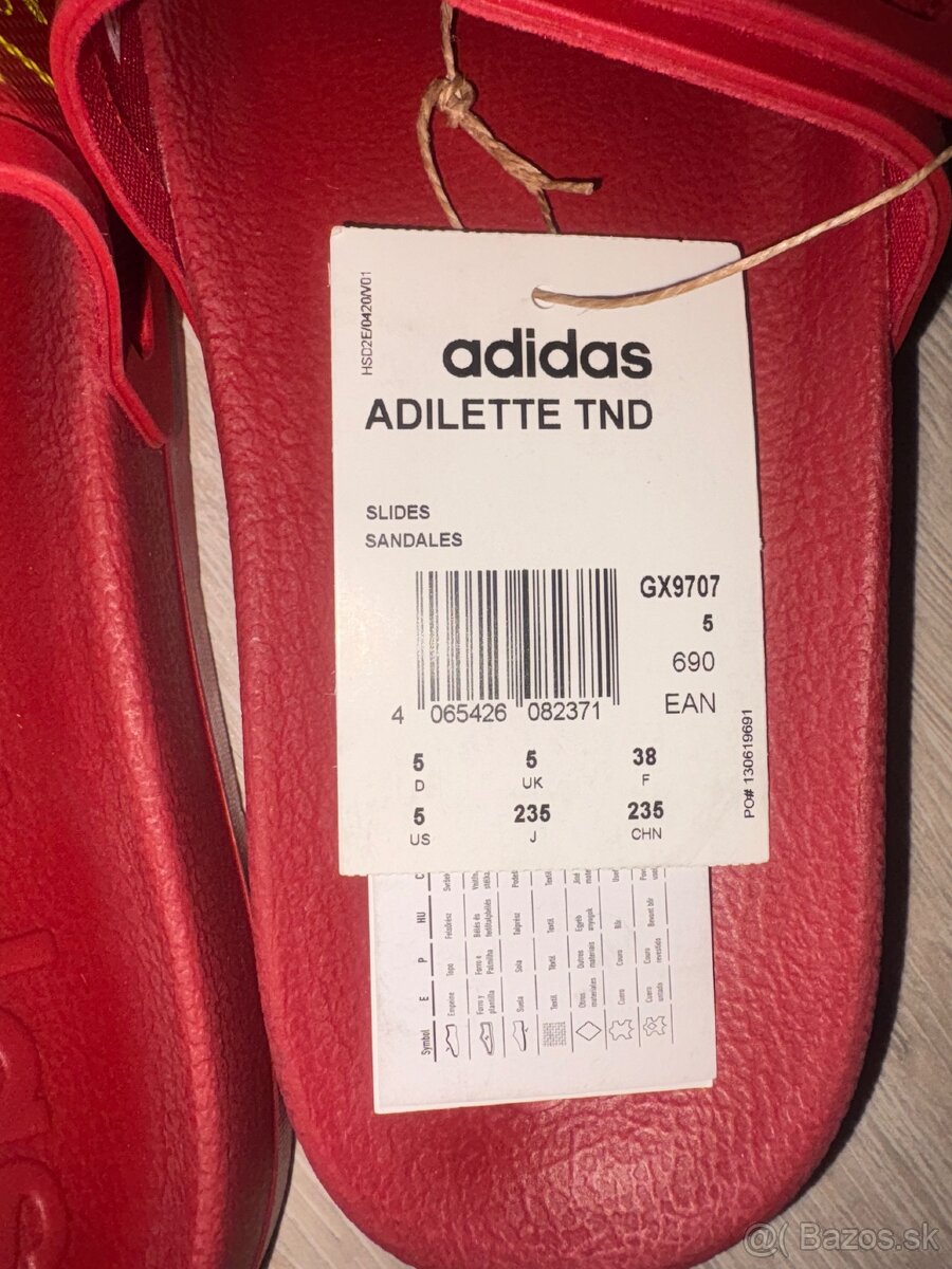Šľapky Adidas v.37/38 s visačkou - 5