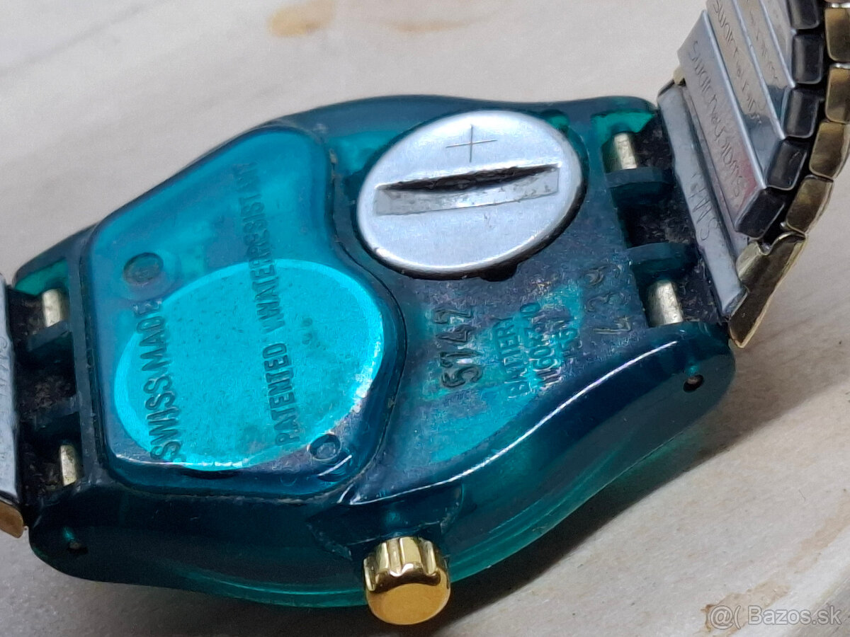 Predám staré funkčné hodinky SWATCH MusiCal SWISS 45 € - 5