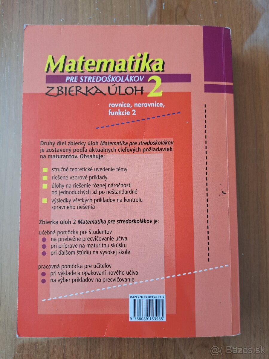 Zbierka úloh - Matematika pre stredoškolákov 2 - 5