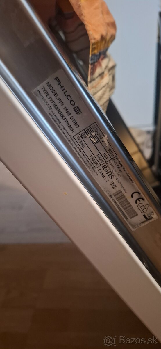 Vstavaná umývačka riadu Philco - 5