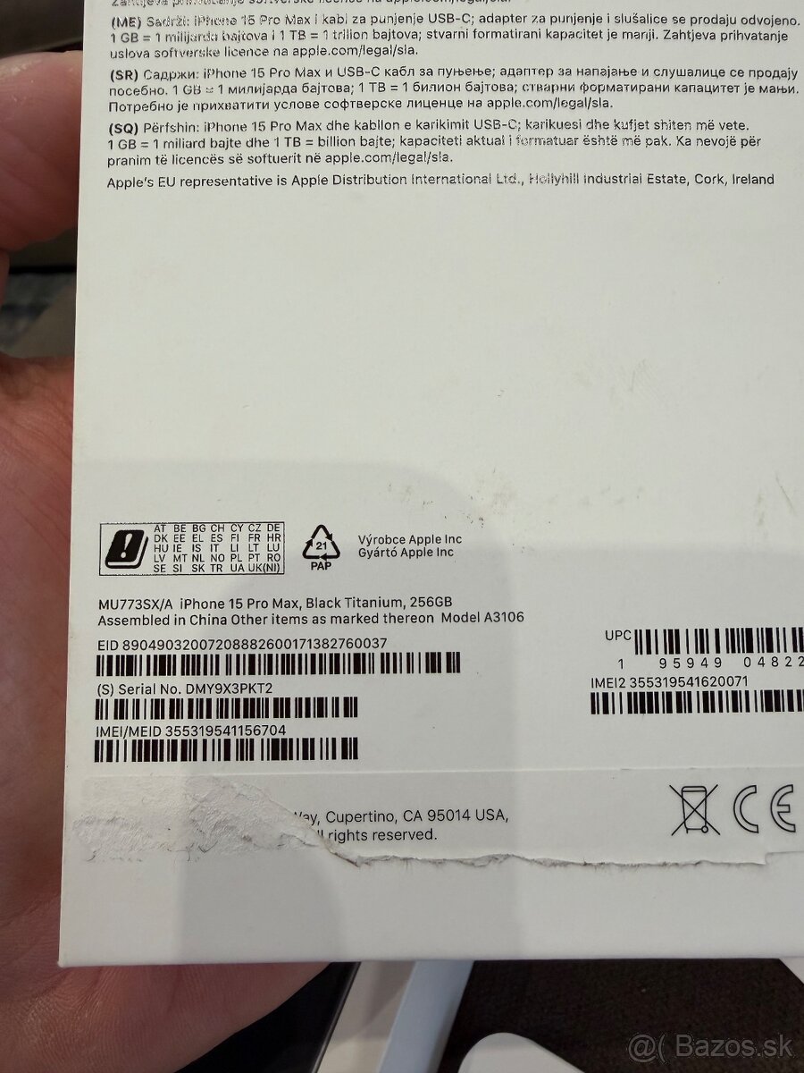 Iphone 15 pro max 256gb TOP STAV - 5