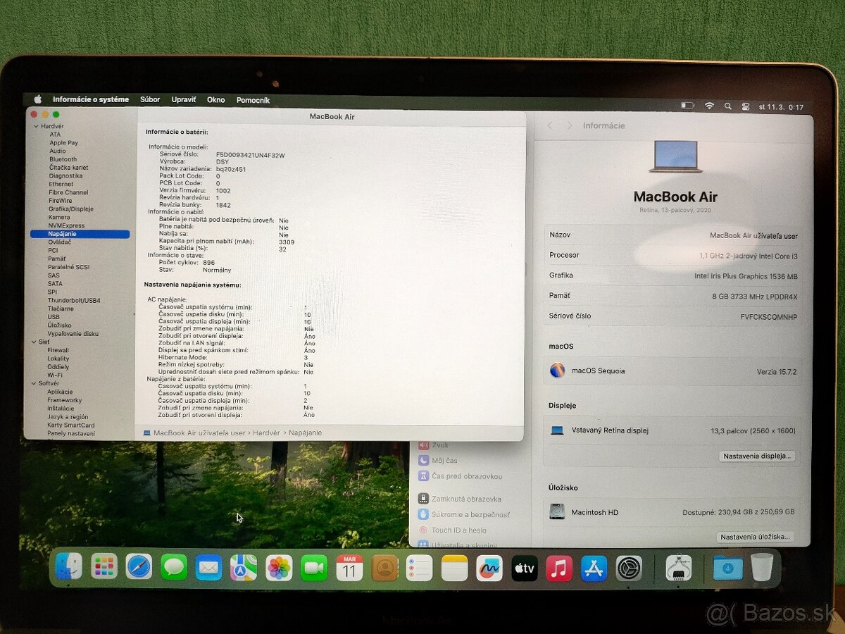 Apple MacBook Air 2020 – i3 / 8GB / 256GB - 5