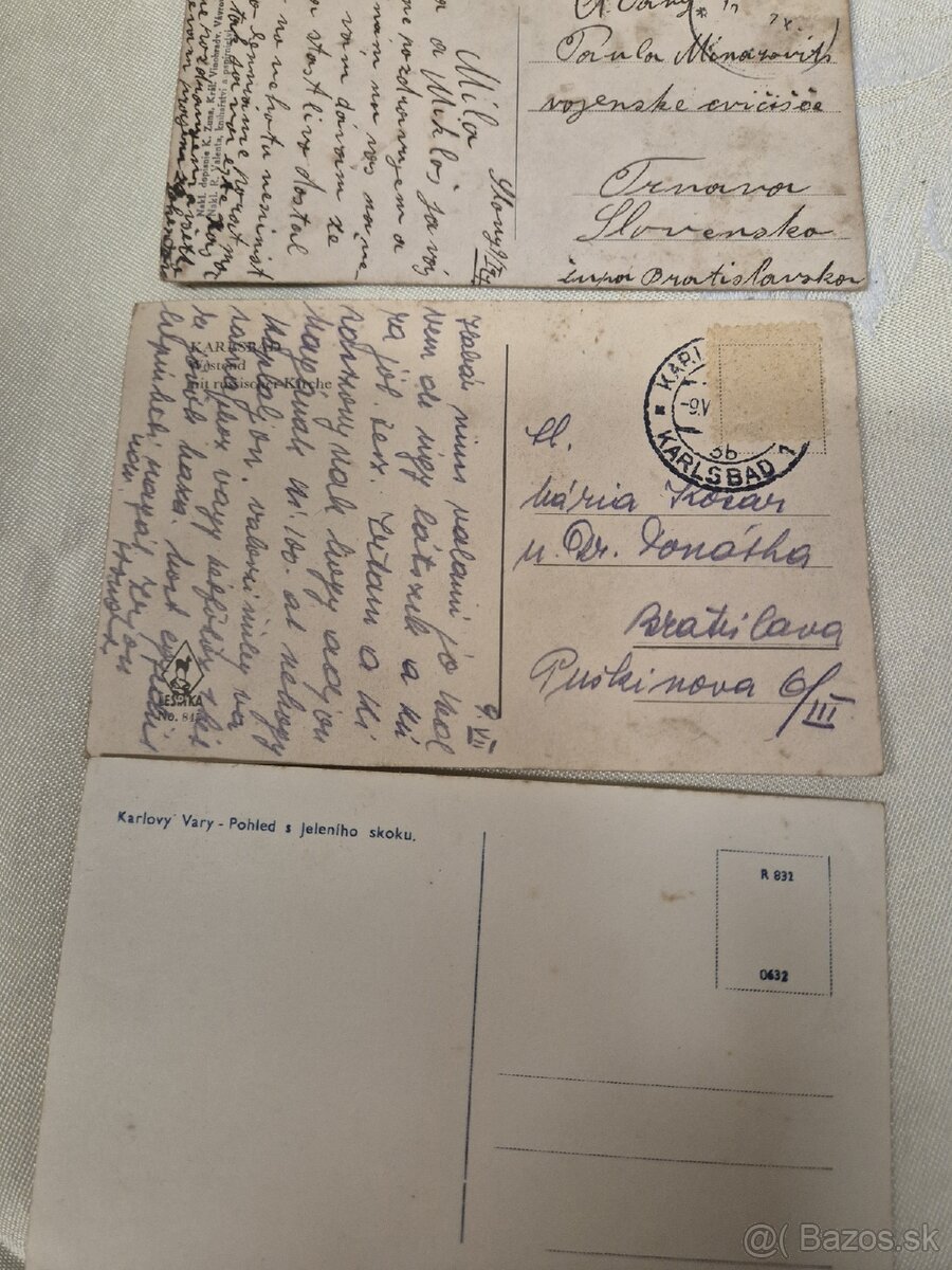 Predam stare pohladnice,Trnava,Myjava a ine - 5