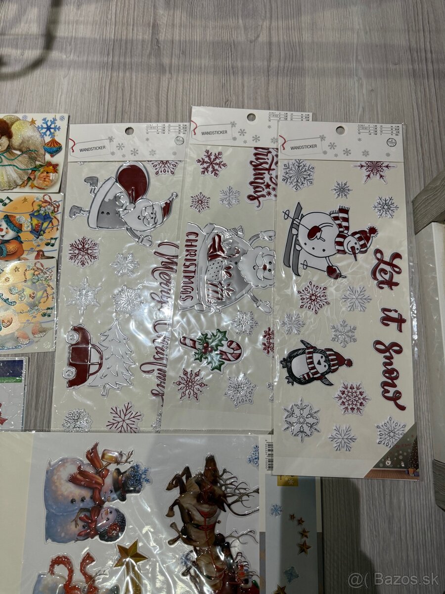 Nálepky vianočné na okno +betlehem - 5