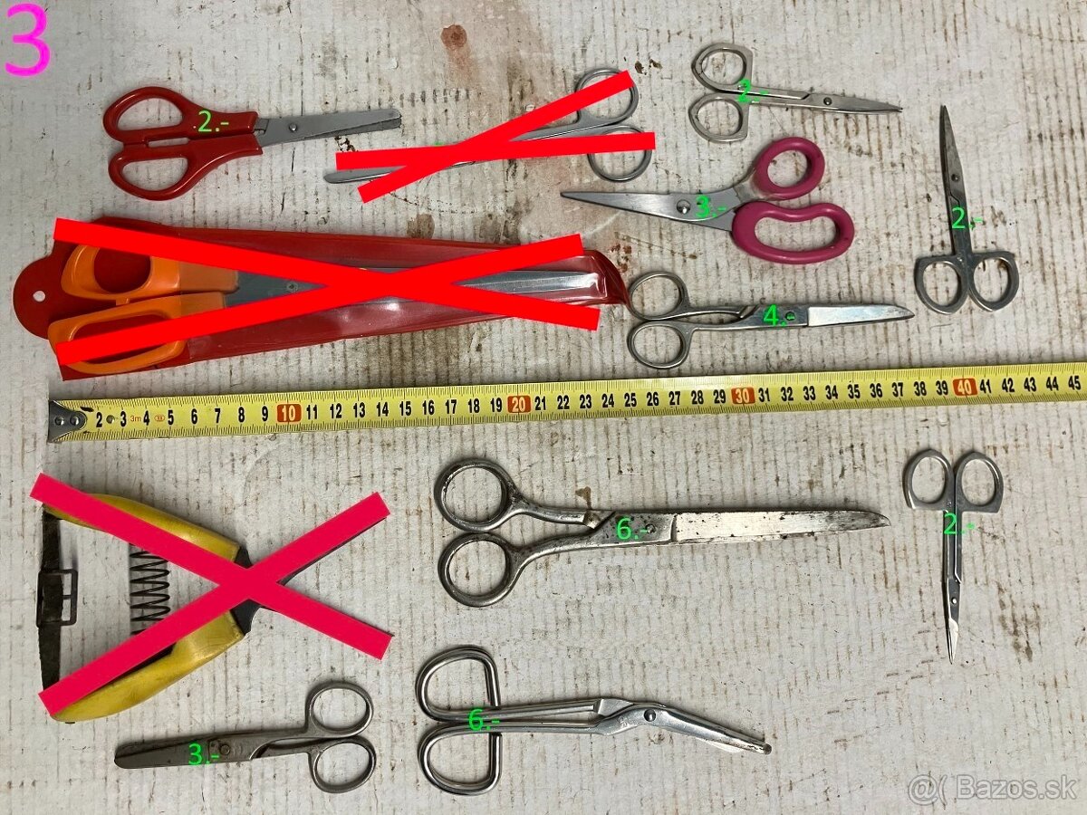 Rôzne náradie - klúče - vrtáky - nožnice - 5