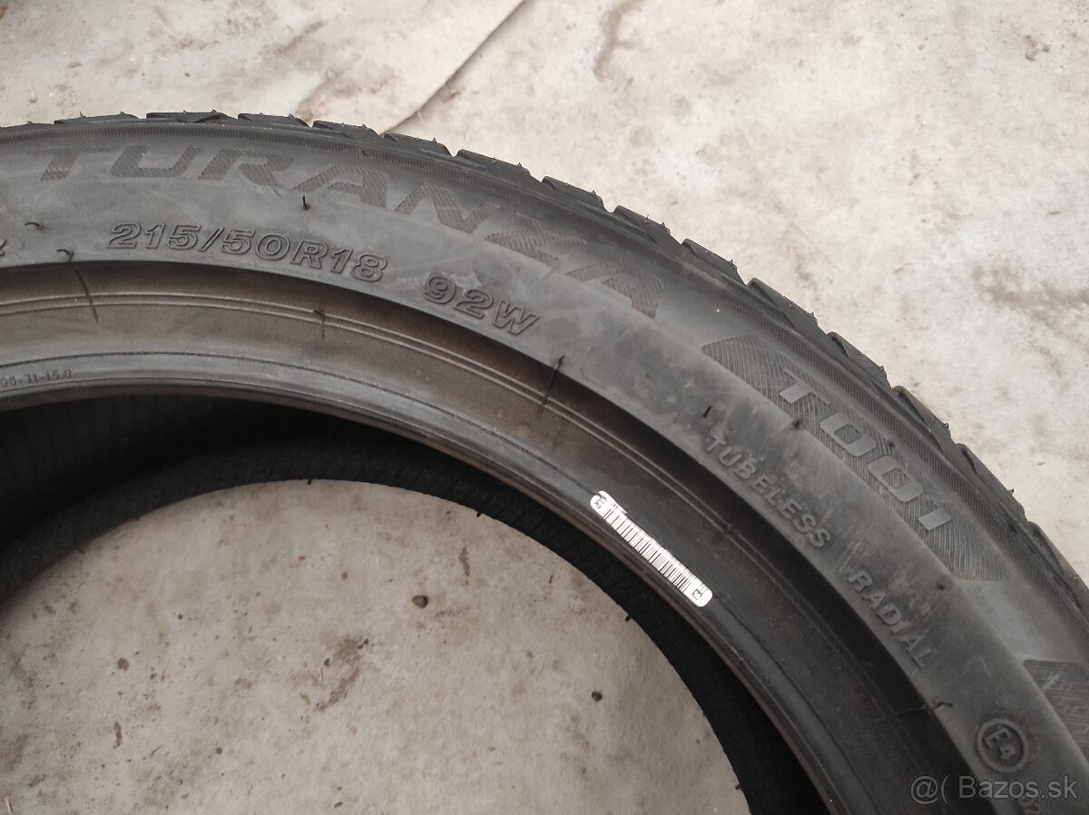 Letné pneu 215/50 R18 Bridgestone 2ks - 5