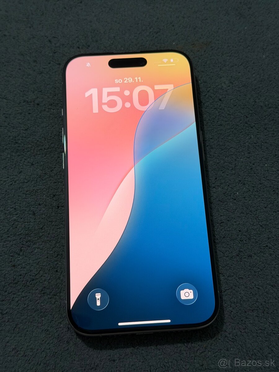 Predam Apple iPhone 15 PRO 128GB Black na náhradné diely - 5