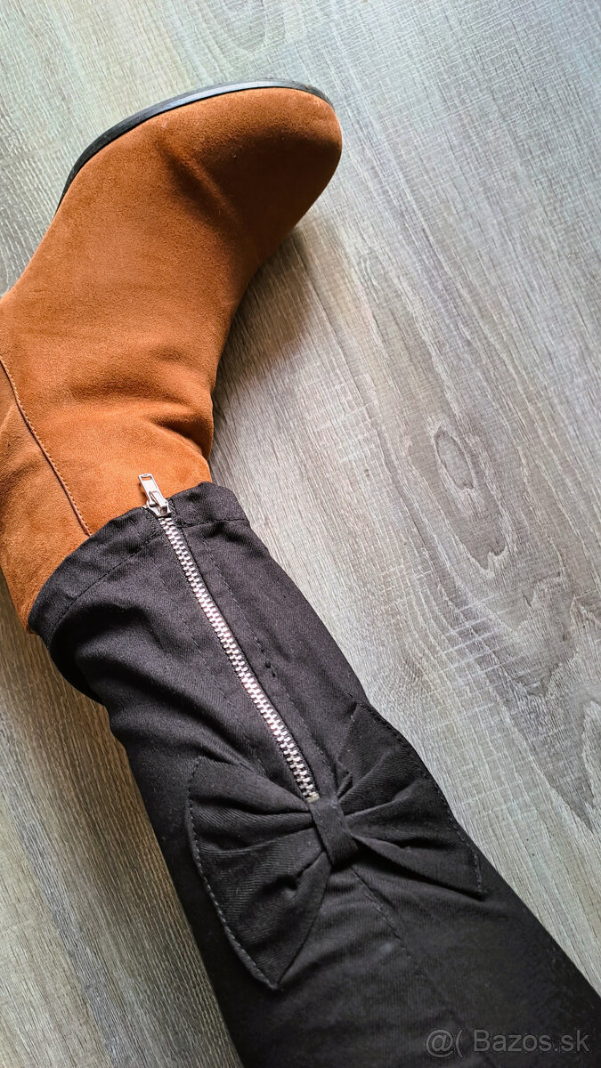 Čierne dámske nohavice - veľkosť M - 5