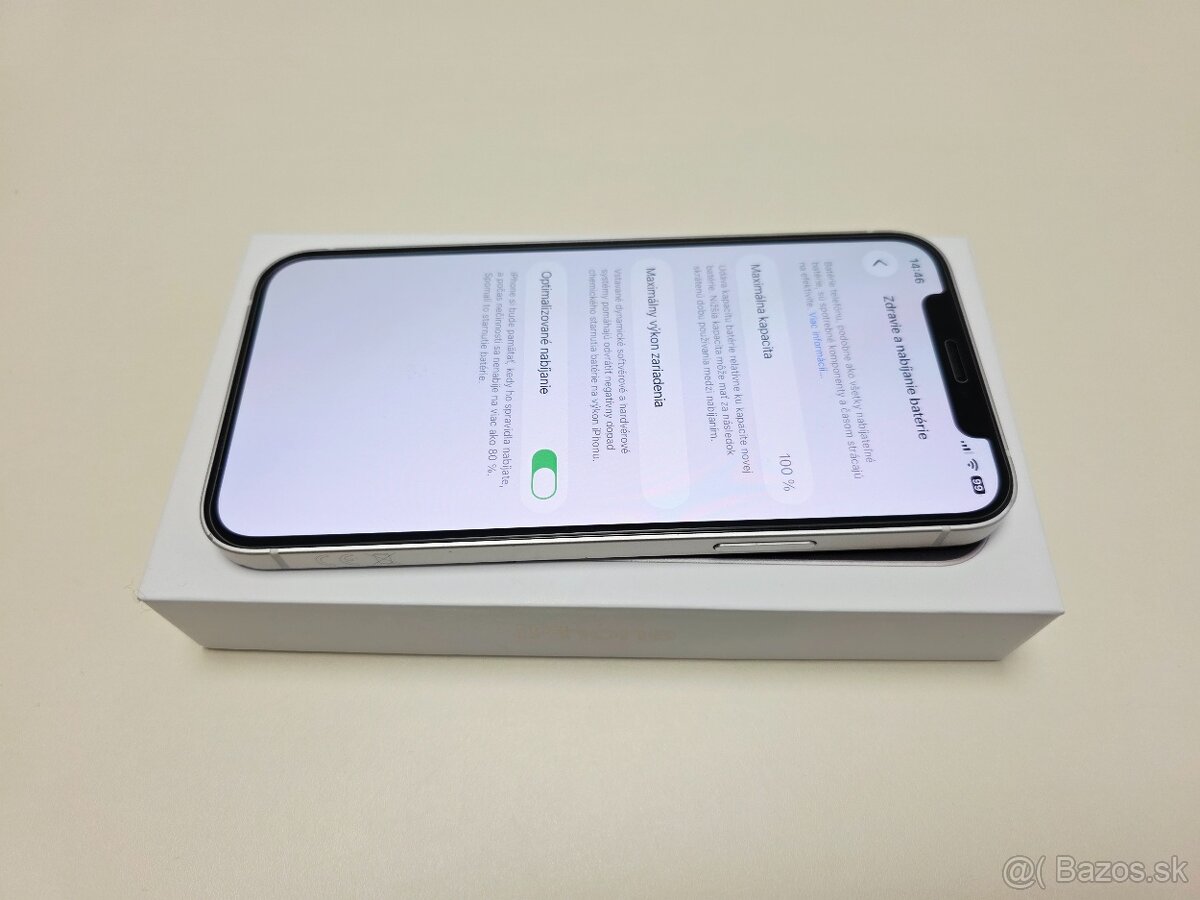 APPLE iPHONE 12 64GB WHITE ,ZDRAVIE BATERKY 100% - 5