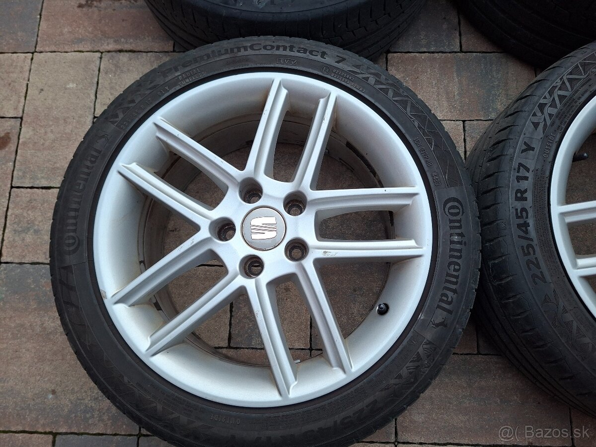 Predám org.hlinikové disky Seat--R17 - 5