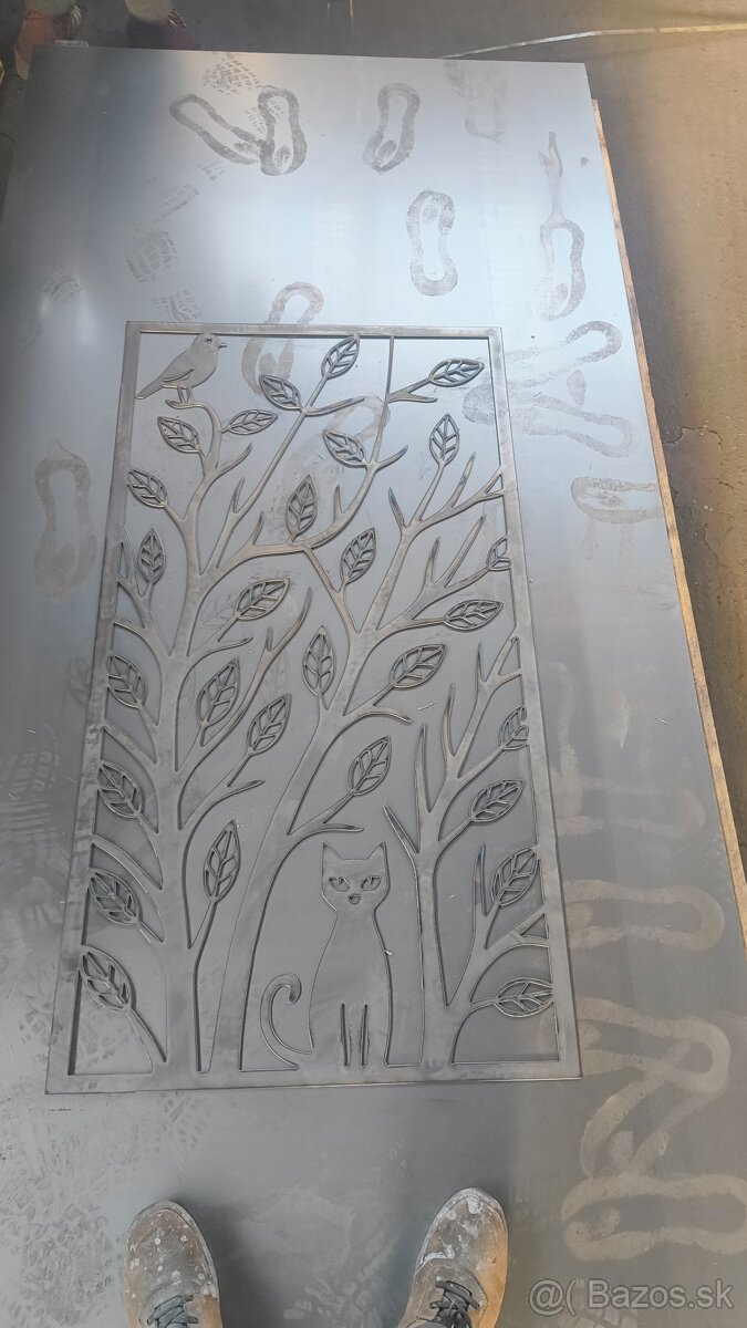 Vyrezávané vypalované dielce na plot, zábradlie, bránu - 5