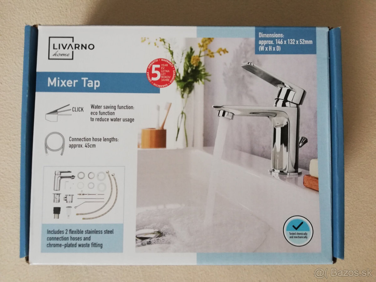 Vodovodná umyvadlová batéria - 4ks - 5