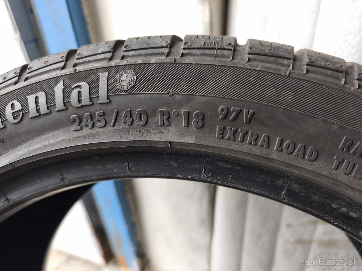 245/40 r18 zimné pneumatiky Continental - 5