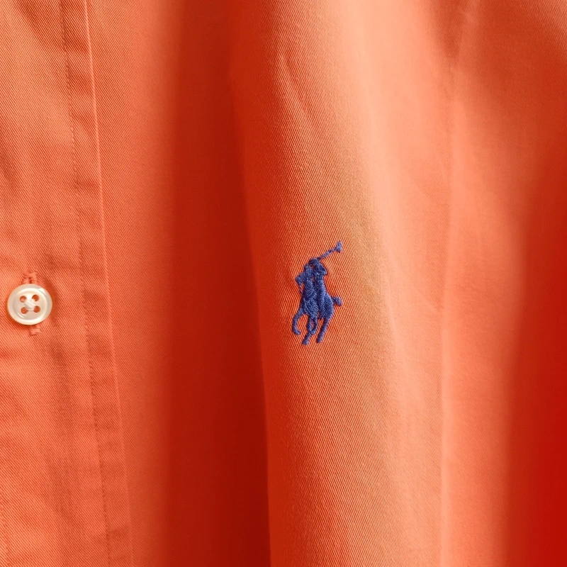 Polo Ralph Lauren Blake oranžová košeľa s dlhým rukávom XL - 5