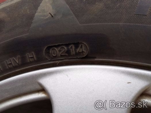 Letné pneumatiky + disky + matice - 5