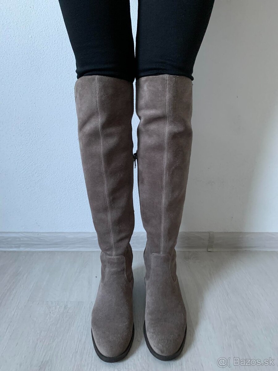 Luxusné kožené čižmy Lasocki, top stav - 5