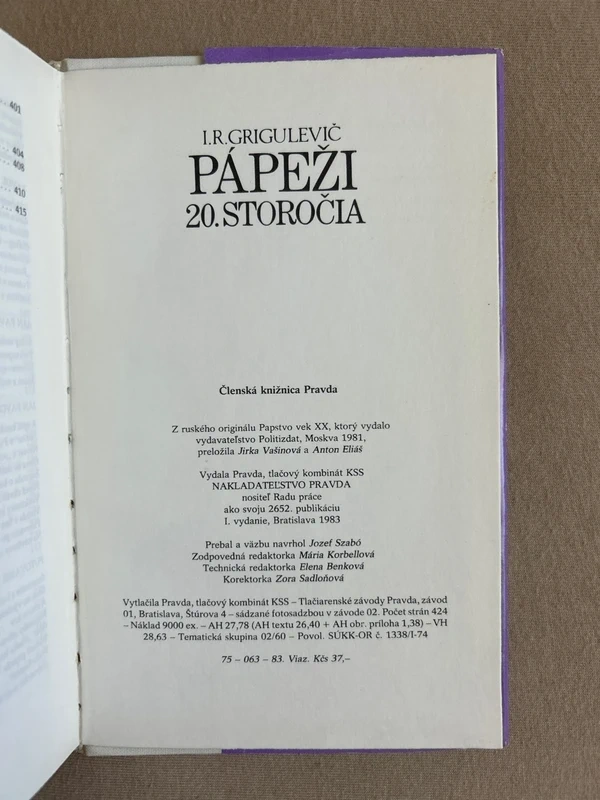 Pápeži 20. storočia - Iosif Romualdovič Grigulevič r.1980 - 5