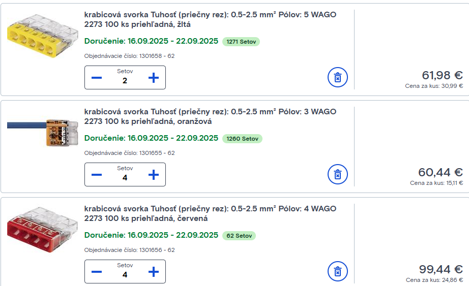 predám elektro inštaláciu na RD - 5