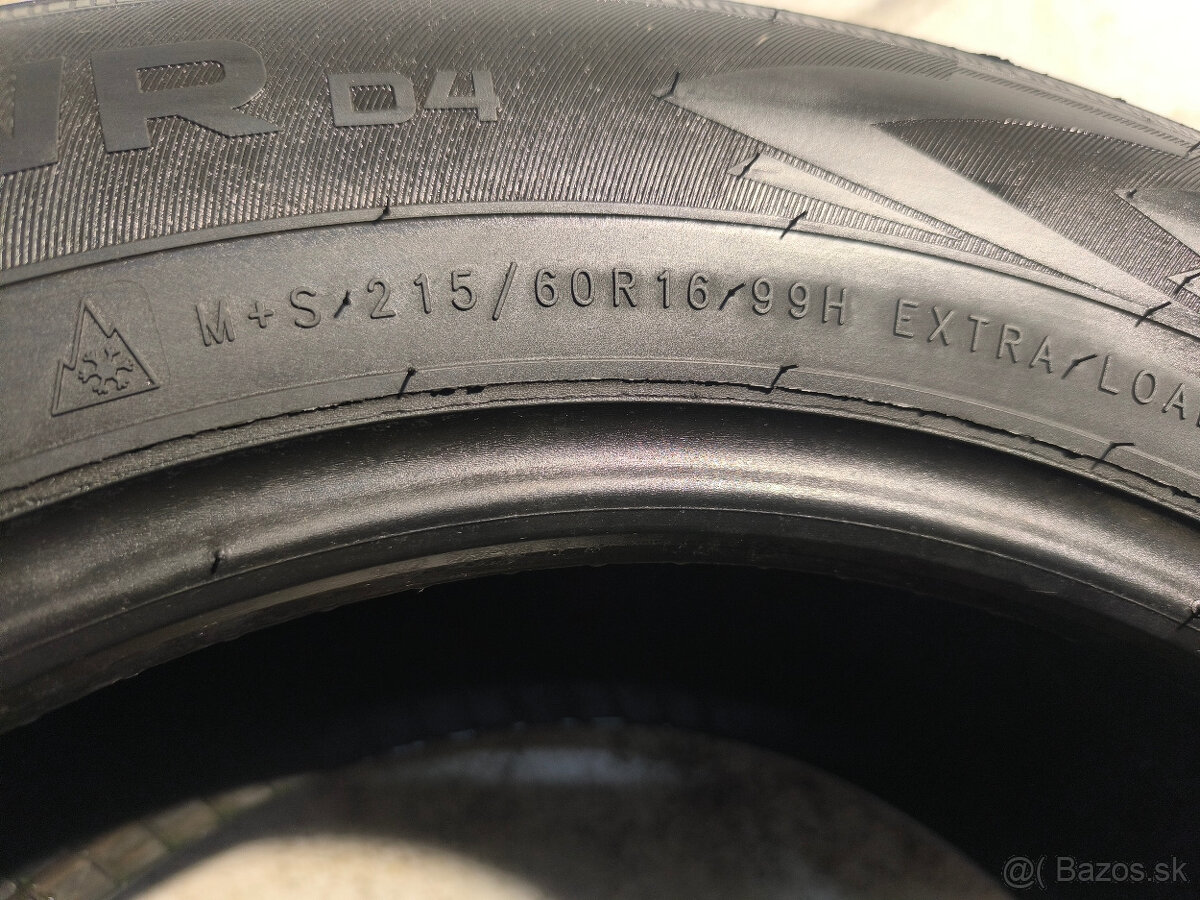 215/60 R16 Zimné pneumatiky Nokian WR D4 2 kusy - 5