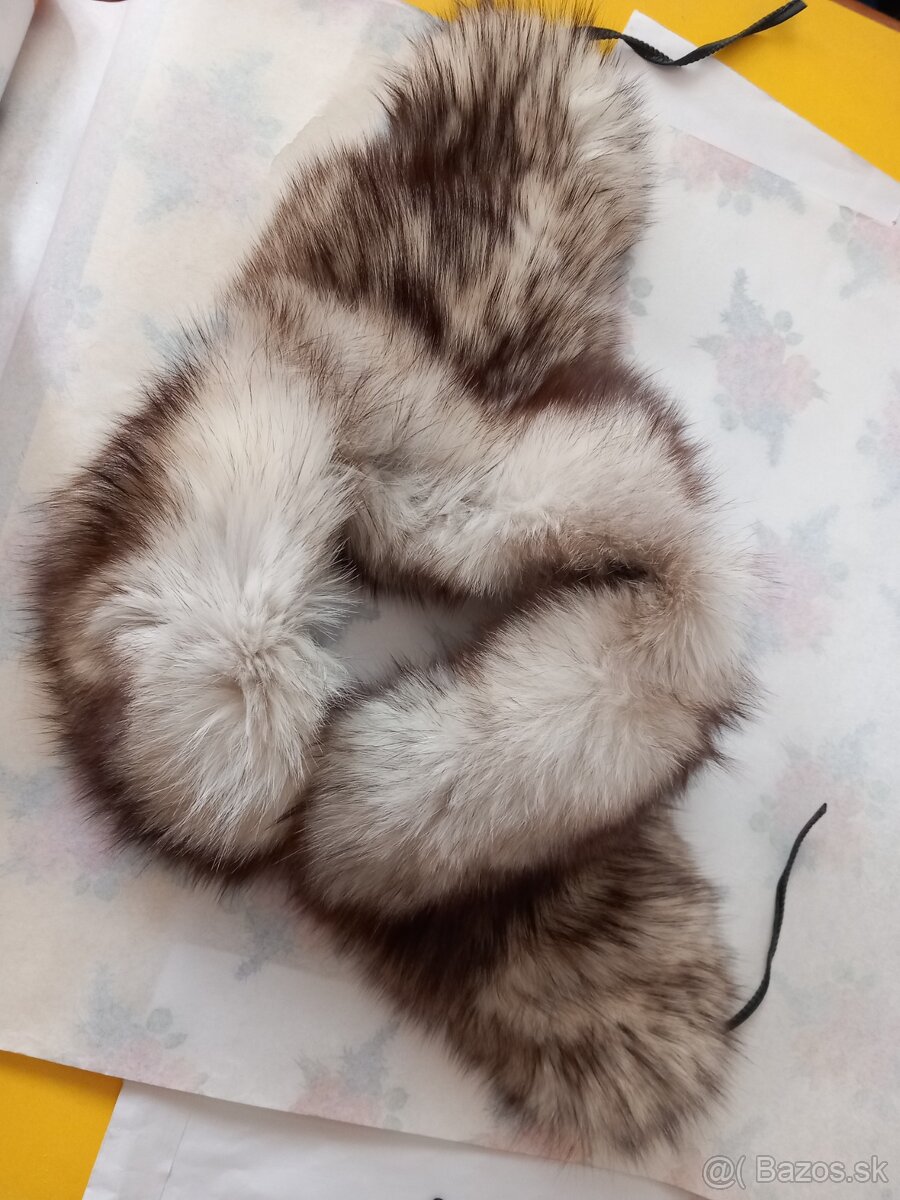 Pravý kožušinový golier - 5