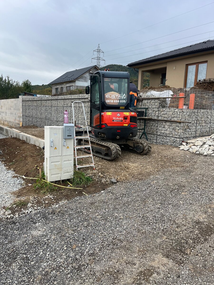 Gabionove múry,hrubé stavby - 5