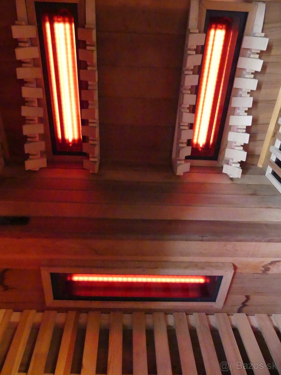infra sauna pre 3 osoby do interieru vyrobena na zakazku - 5