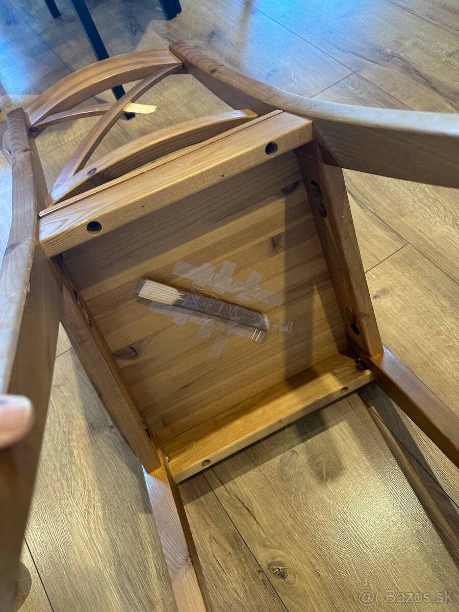 Jedálenské stoličky z massívu - 5