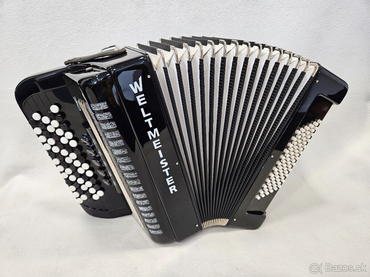 Chromaticky akordeon wrltmeister romance 603 - 5