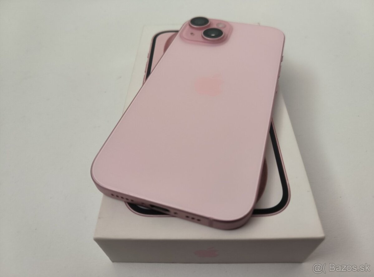 apple iphone 15 Plus 128gb Pink / Batéria 88% - 5