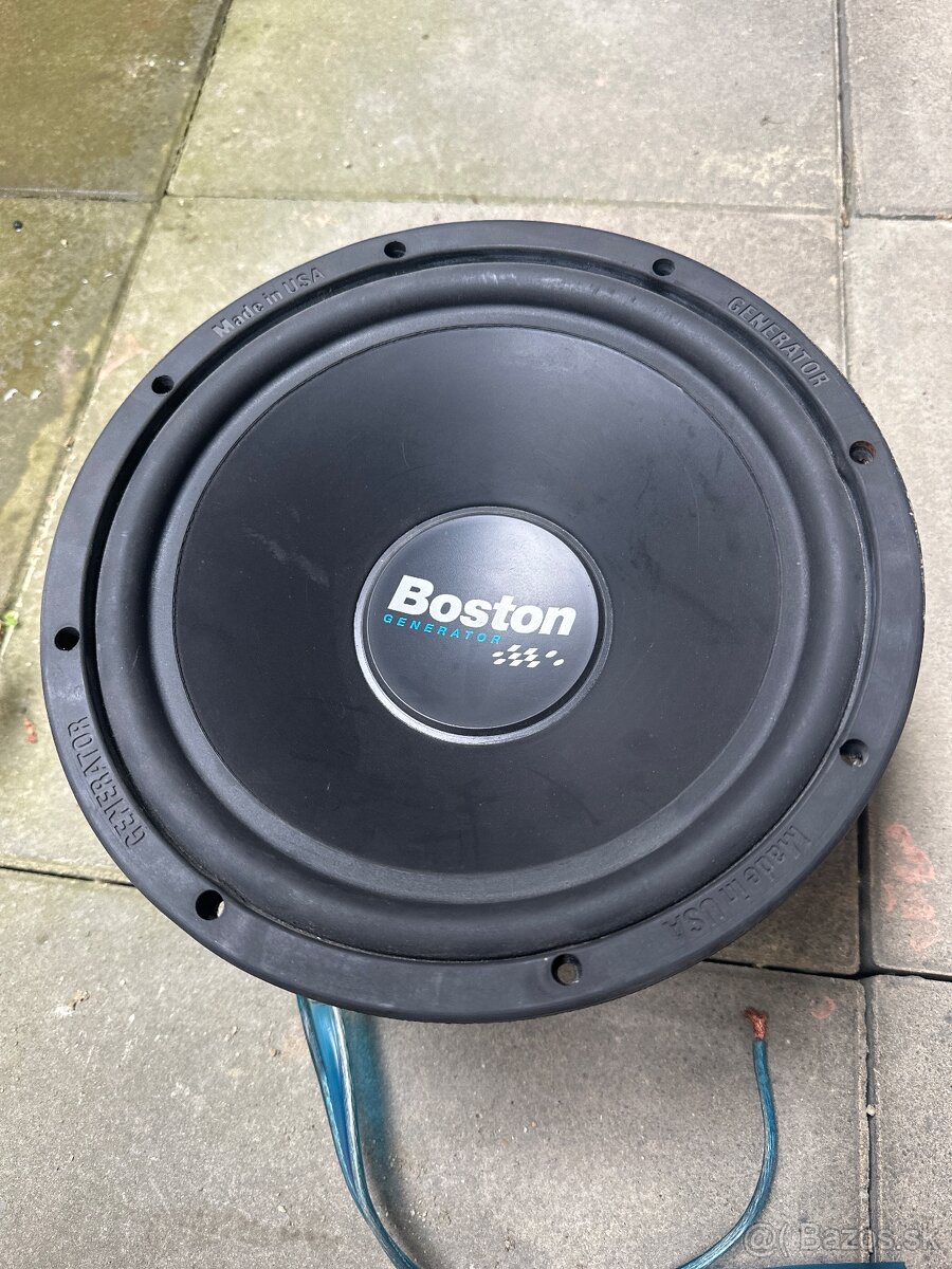 Predám basák Subwoofer 25cm BOSTON generator GS1000 4ohm - 5