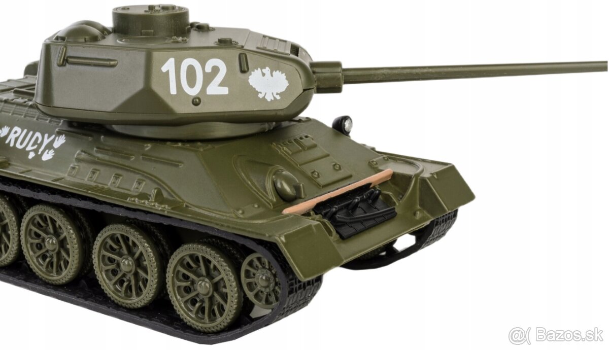 Tank T34 1:43 zelený - 5