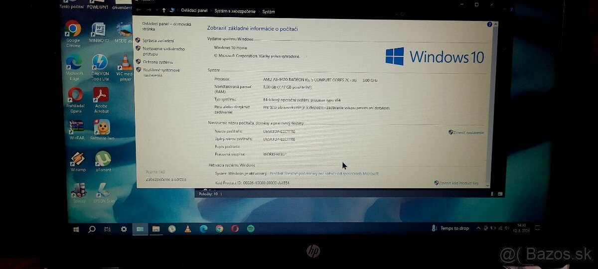 Predám Notebook HP - 5