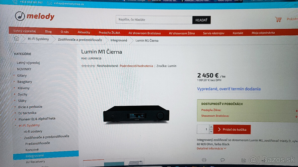 Lumin M1 - zosilňovač so streamerom - 1/3 ceny - 5