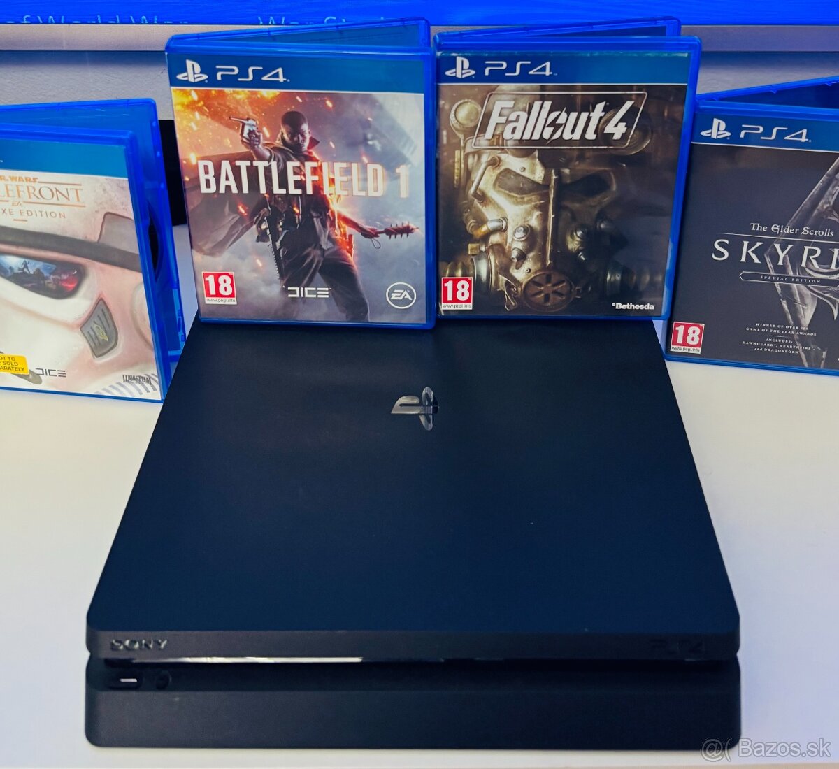 PS4 Slim 500Gb / Playstation 4 + 10 hier - 5