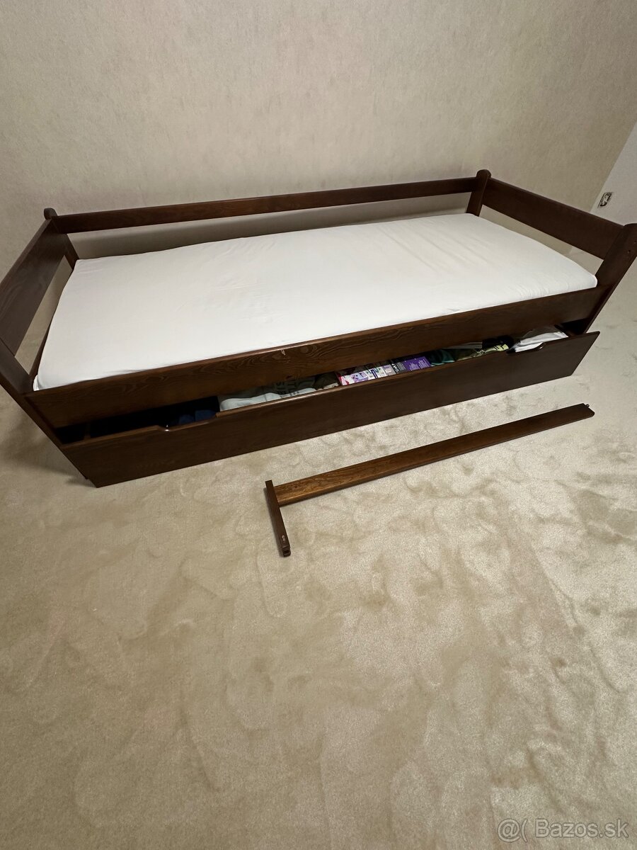 Posteľ s úložným priestorom 90x200 - 5