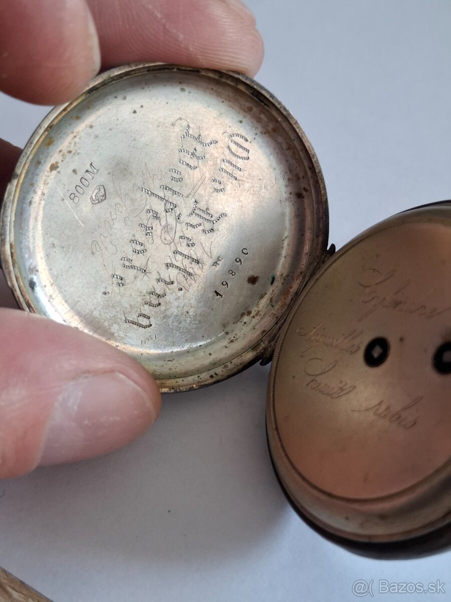 Staré vreckové hodinky 1 - 5