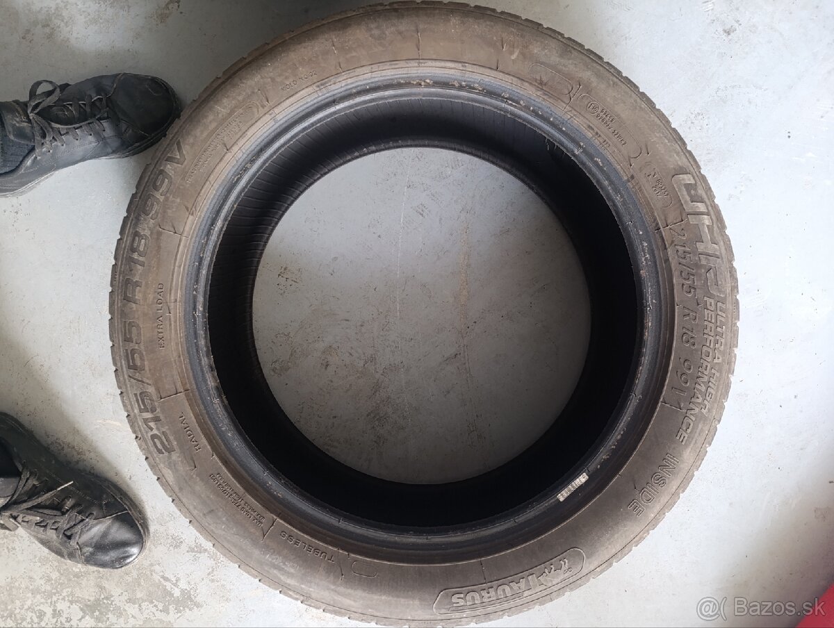 Pneumatiky R18 letné 215/55 - 5