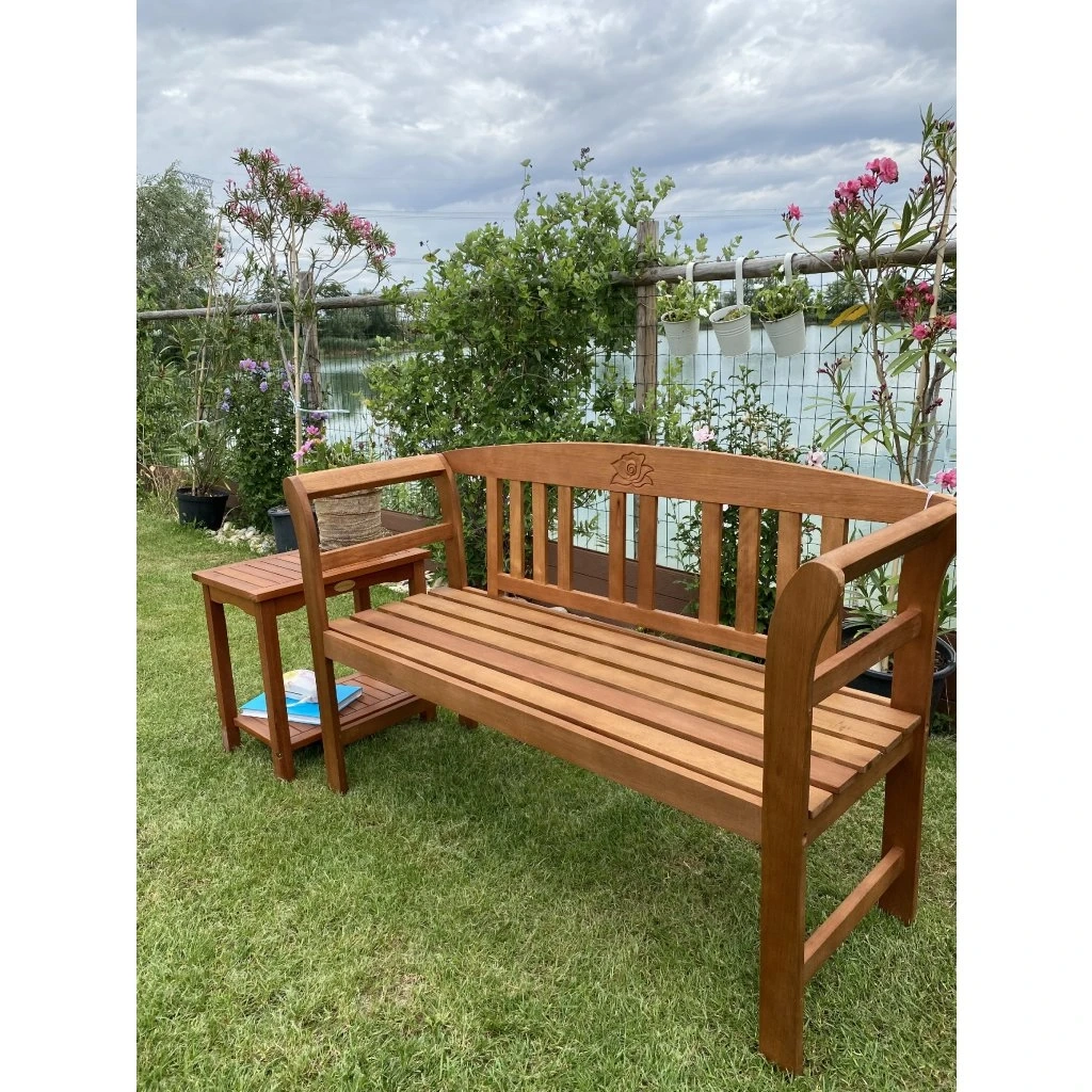 2-miestna lavica s ružou - 5