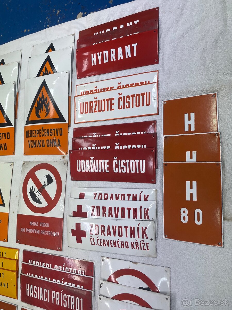 Stara smaltovana tabula cedula - 5