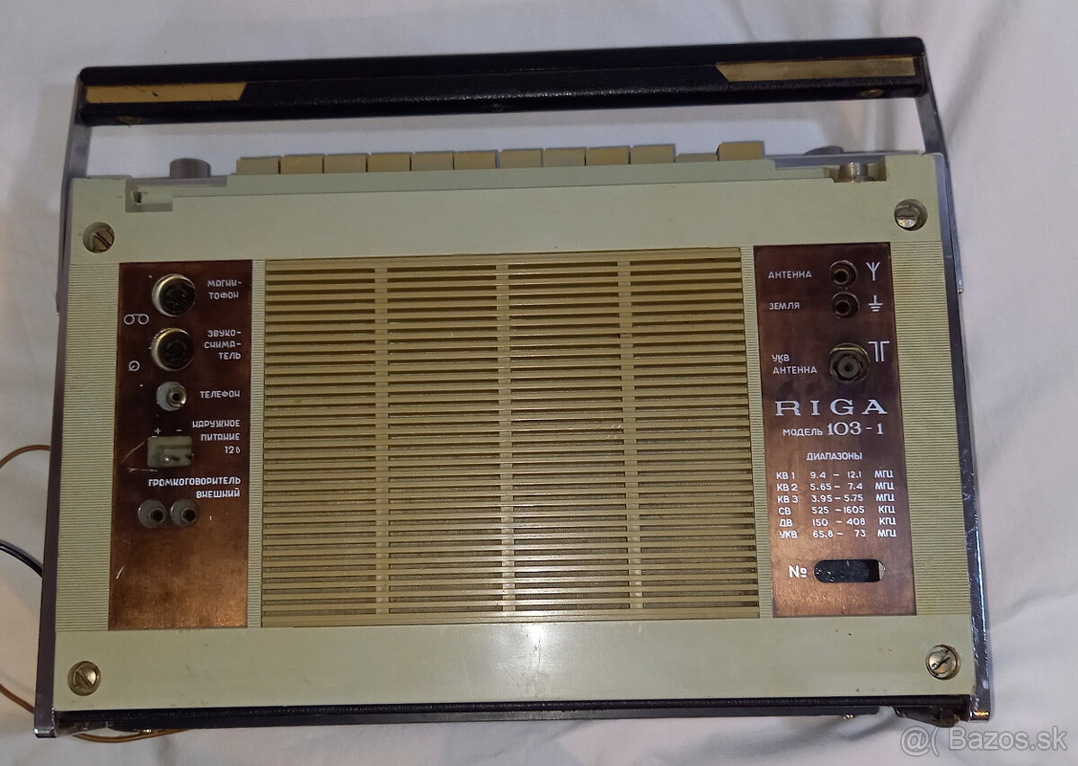 Predám rádiá RIGA 103-1 a zadarmo RIGA 302 aj pre zberateľa - 5