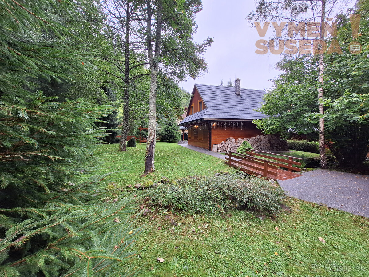 VYMEŇ SUSEDA - VÝNIMOČNÁ 4 IZB. CHATA - NOVOSTAVBA s úžasno - 5