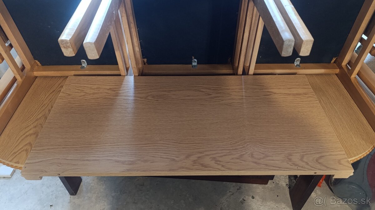 Rozťahovací jedálenský stôl a stoličky - 5