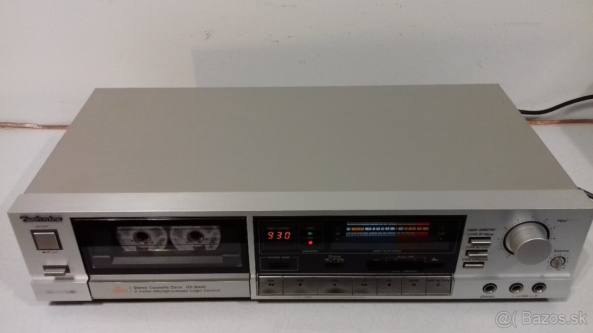 DBX dolby system TAPE deck TECHNICS RS-B405 vyr. Japan, AK22 - 5