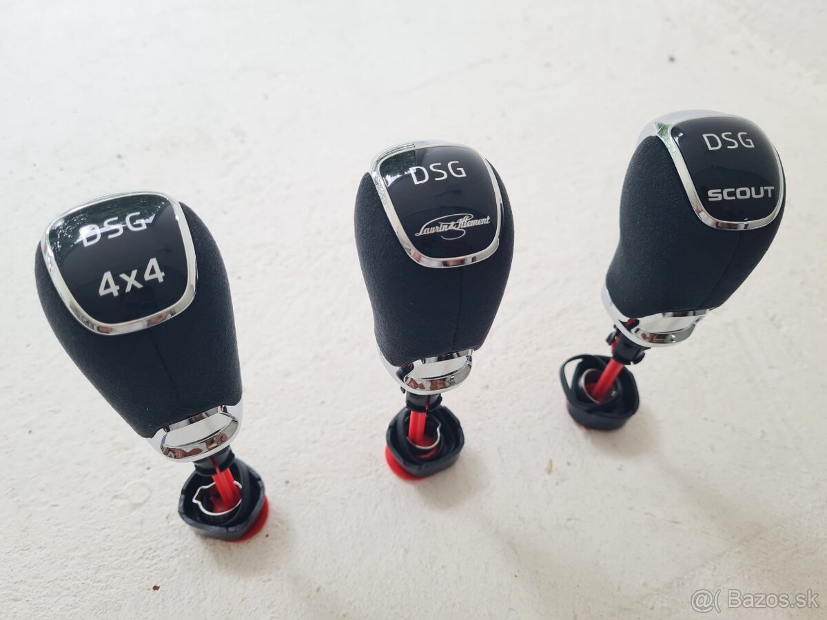 Alcantara / Perforovaná - hlavica DSG ŠKODA - 5