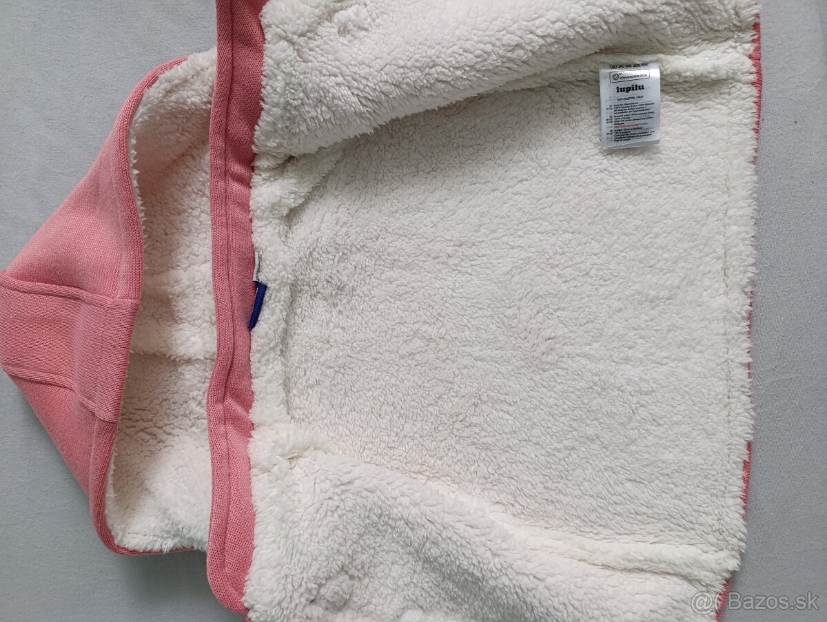 Teplá dievčenská bundička - 74/80 - 5