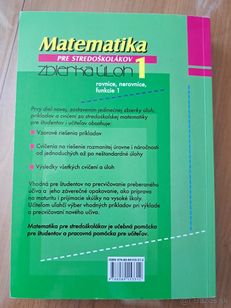 Zbierka úloh - Matematika pre stredoškolákov 1 - 5