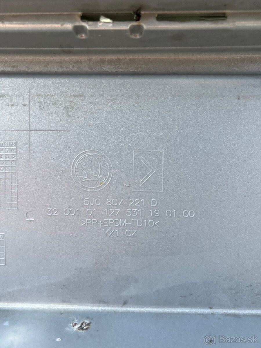 Skoda fabia 2 facelift predný nárazník - 5