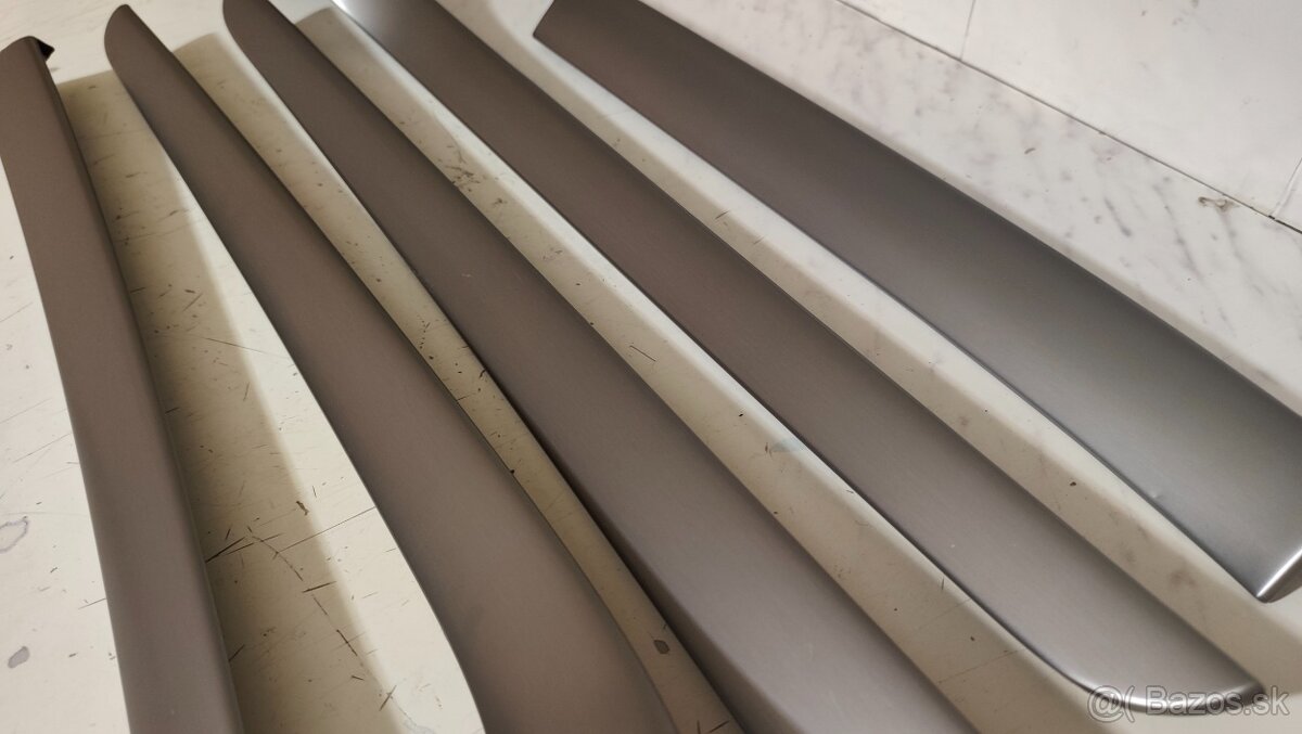 Interiér lišty Audi A4 B6 B7 hliník - 5