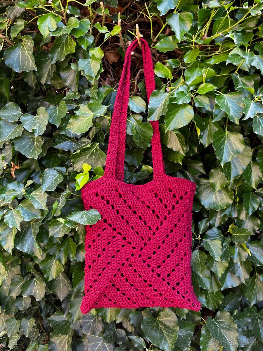 Háčkovaná taška - 5