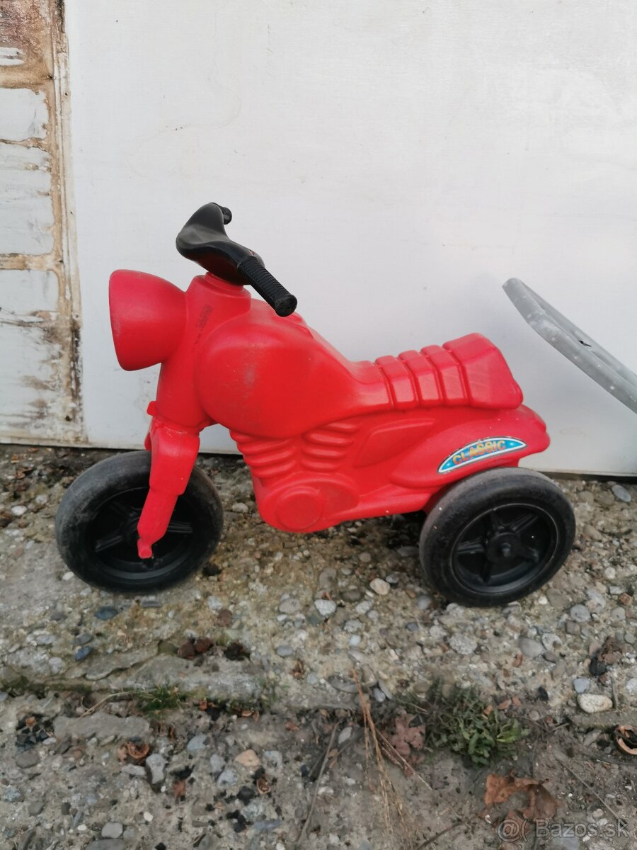 Detské odrážadlo motorka + kosačka zdarma - 5